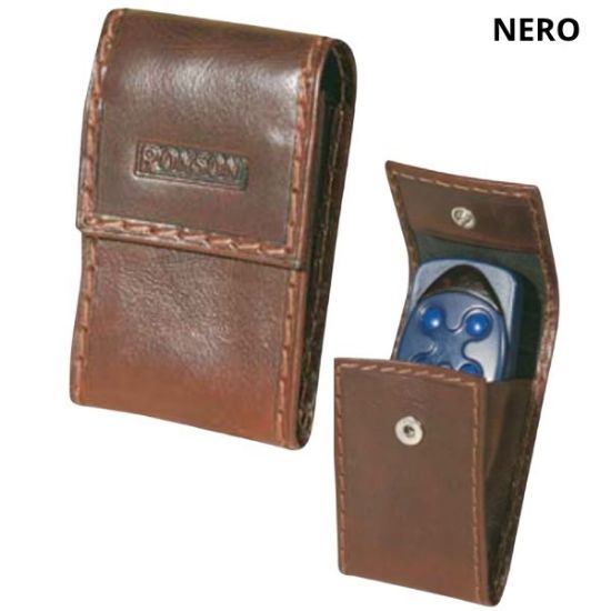 Immagine di PORTAMONETE RONSON 1pz NERO 5x8,5cm IN PELLE