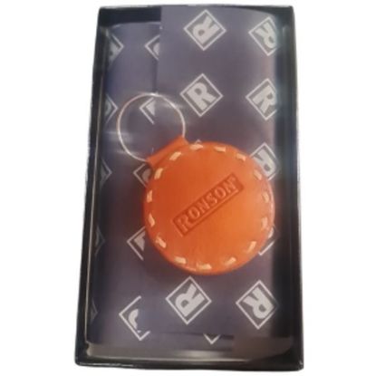 Picture of PORTACHIAVI RONSON TONDO 1pz IN PELLE + SCATOLA REGALO