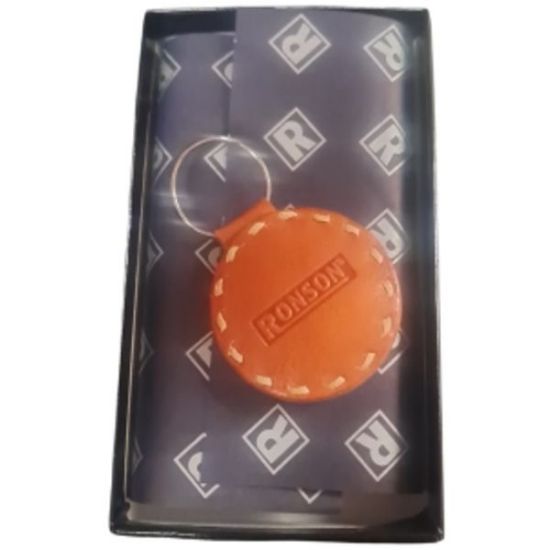 Picture of PORTACHIAVI RONSON TONDO 1pz IN PELLE + SCATOLA REGALO