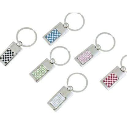 Immagine di PORTACHIAVI SWAROWSKI 1pz COLORI ASSORTITI