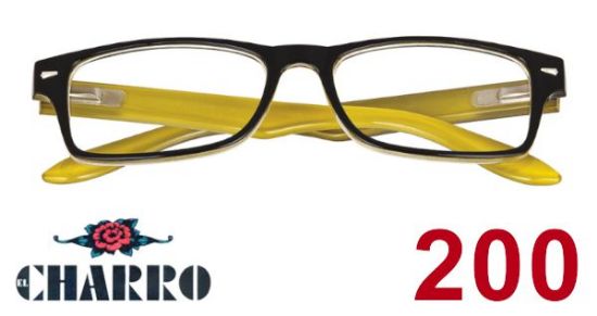 Immagine di OCCHIALI GRAD. IOI CHARRO KANSAS (da 2.00) 1pz NERO GIALLO