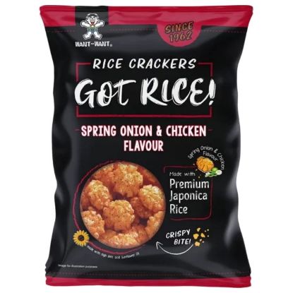 Immagine di RICE CRACKERS 6pz - 100gr GOT RICE SPRING ONION & CHICKEN - aperitivo