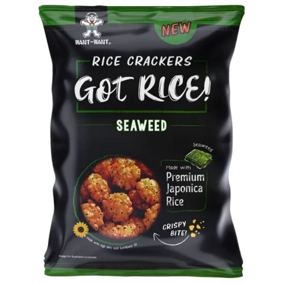 Immagine di RICE CRACKERS 6pz - 100gr GOT RICE SEAWEED - aperitivo