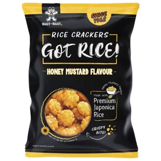 Picture of RICE CRACKERS 6pz - 100gr GOT RICE HONEY MUSTARD - aperitivo