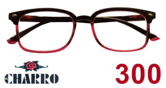 Picture of OCCHIALI GRAD. IOI CHARRO HAWAII (da 3.00) 1pz NERO ROSSO
