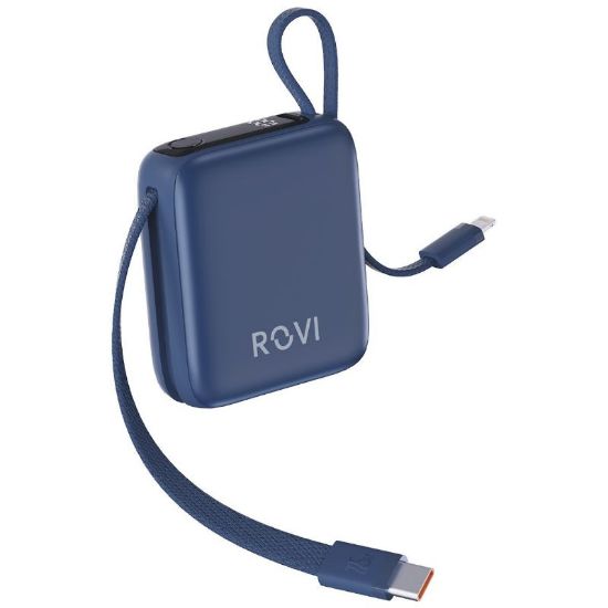Picture of BATTERIA ESTERNA POWERBANK 10000mAh LX17 BLUE - ROVI