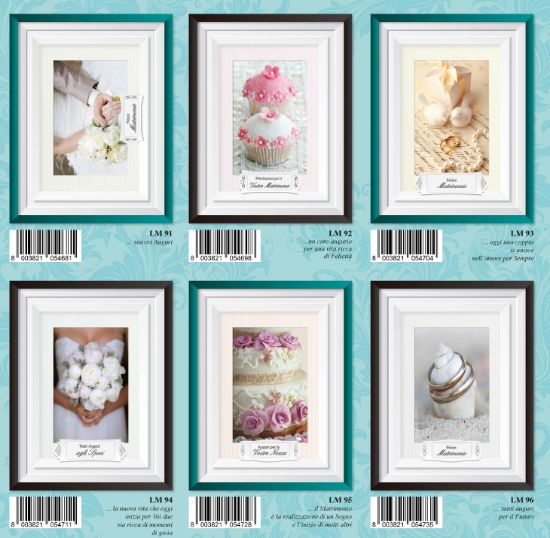 Immagine di BIGLIETTI MARPIMAR MATRIMONIO SHABBY CHIC 12pz