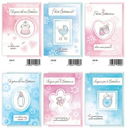Immagine di BIGLIETTI MARPIMAR BATTESIMO DESIGN 12pz - 11/2016
