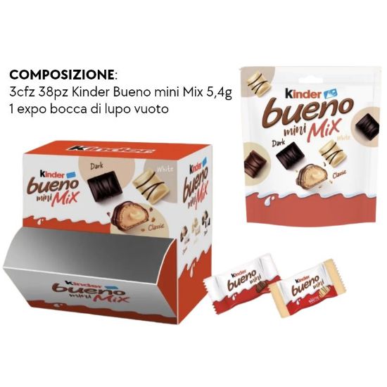 Immagine di FERRERO MINI KINDER BUENO T3x38pz FERRERO