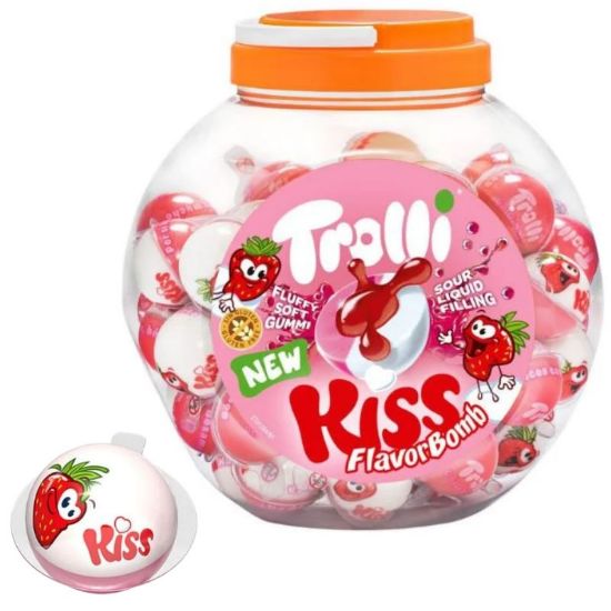 Immagine di CASA DEL DOLCE FLAVORBOMB KISS 60pz 18,8gr VASO PVC