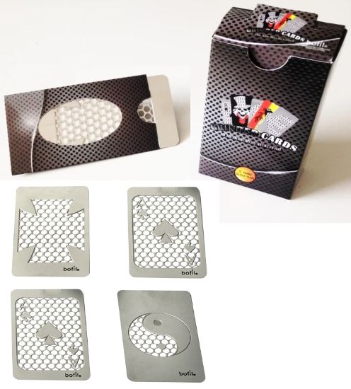 Picture of TRITATABACCO 4 confezioni da 20pz 0,3mm GRINDER CARDS BOFIL METAL