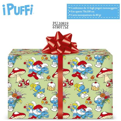 Immagine di CARTA REGALO 70X100cm 12fg PUFFI