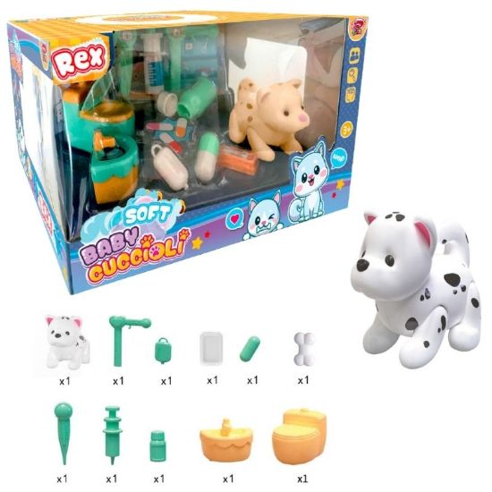 Picture of GIOCHI BABY CUCCIOLI SOFT - REX PLAYSET 1pz