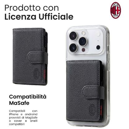 Immagine di PORTAFOGLIO UNISEX 1pz SMART SLIDE MILAN + SCATOLA REGALO E BORSA