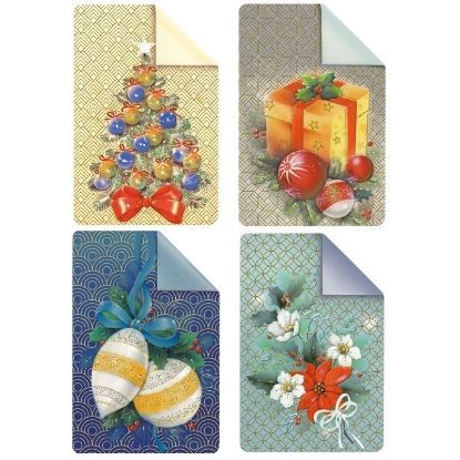 Immagine di BIGLIETTI NATALE CHIUDIPACCO 100pz