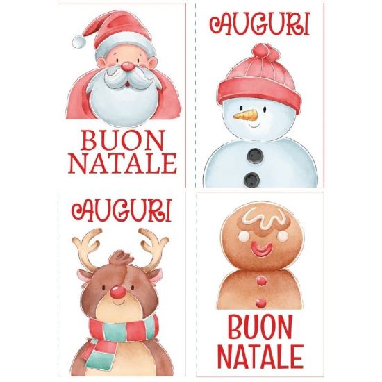 Picture of BIGLIETTI NATALE CHIUDIPACCO 100pz