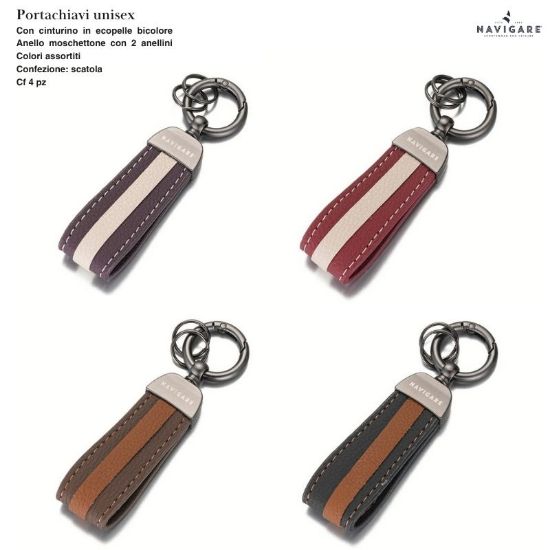 Picture of PORTACHIAVI UNISEX NAVIGARE 4pz + SCATOLA REGALO - W2027