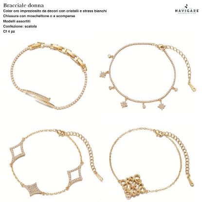 Immagine di BRACCIALE DONNA NAVIGARE 4pz ASSORTITI + SCATOLA REGALO - W2027