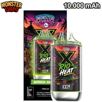 Immagine di MONSTER SVAPO DISPOSITIVO 1pz ICE CITY RIO - 1000mAh LED LUMINOSA