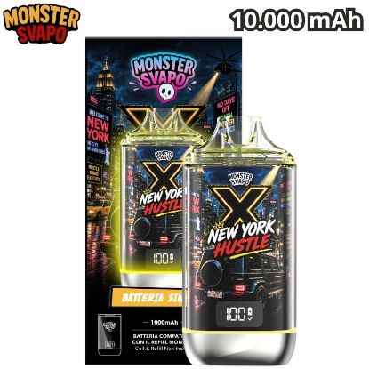 Immagine di MONSTER SVAPO DISPOSITIVO 1pz ICE CITY NEW YORK - 1000mAh LED LUMINOSA