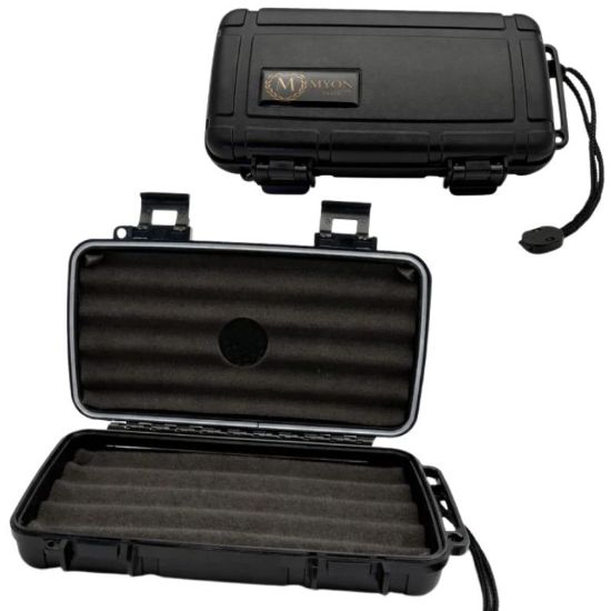 Immagine di UMIDIFICATORE PER SIGARI 1pz TRAVEL DA VIAGGIO - NERO MYON