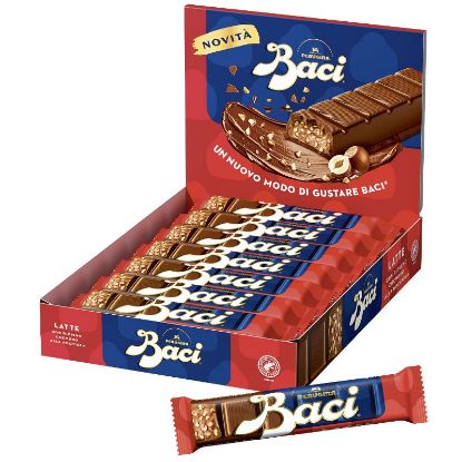 Picture of BACI PERUGINA BARRETTE RIPIENE 14pz 38gr LATTE - PR2026