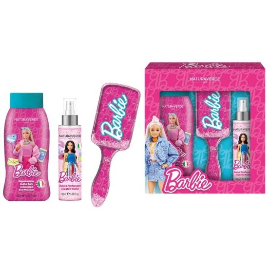 Immagine di COFANETTO NAT VERDE  COF KIDS BARBIE BG250+AP100+SPAZZOLA