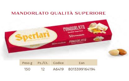Picture of SPERLARI TORRONE MANDORLA SUPERIORE 12pz 150gr - PR2026