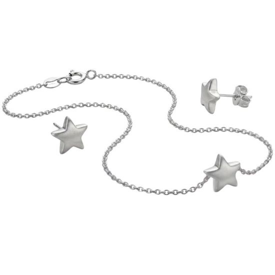 Picture of BLINK PAROURE STAR Orecchini + CollanaSilver  Stainless Steel 304