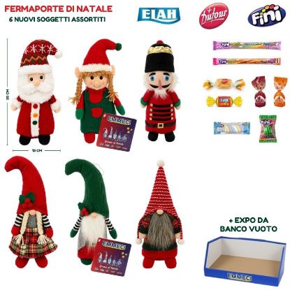 Immagine di EMMECI FERMAPORTE CON DOLCI NATALE 24pz 150gr EXPO DA BANCO