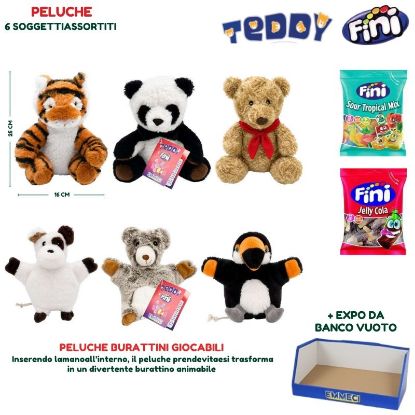 Immagine di EMMECI PELUCHES CON DOLCI NATALE 18pz 180gr EXPO DA BANCO