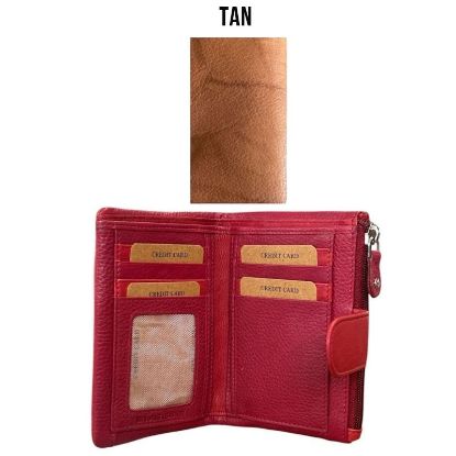 Immagine di PORTAFOGLIO DONNA TAN 1pz VERA PELLE