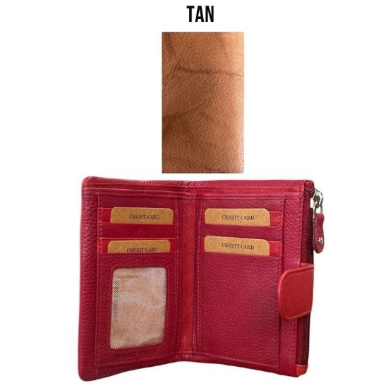 Immagine di PORTAFOGLIO DONNA TAN 1pz VERA PELLE