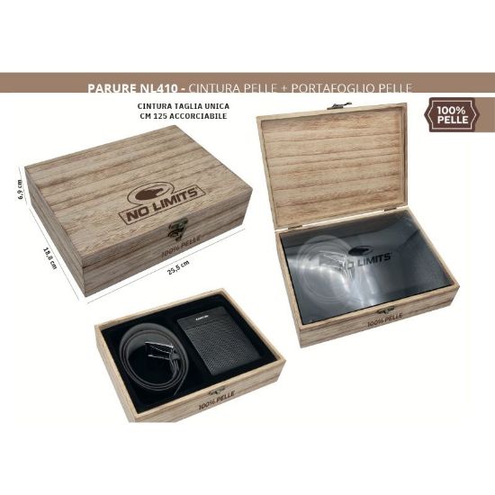 Immagine di PAROURE UOMO NOLIMITS NERO 1pz SCATOLA REGALO