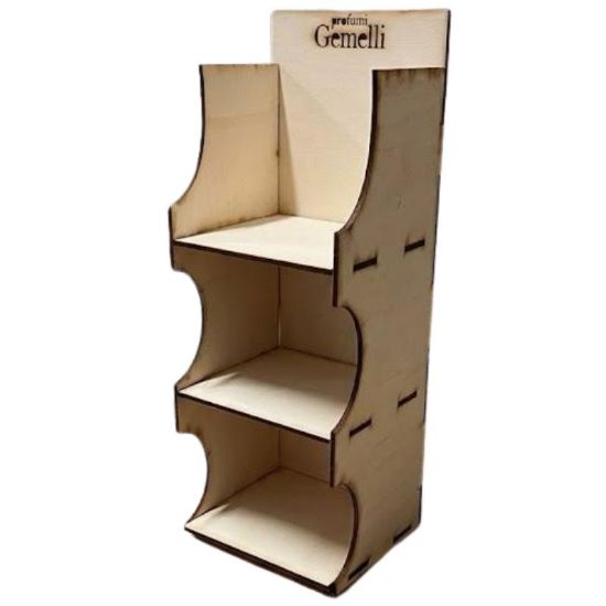 Immagine di ESPOSITORE PROFUMO BPM IN LEGNO GEMELLI - VUOTO