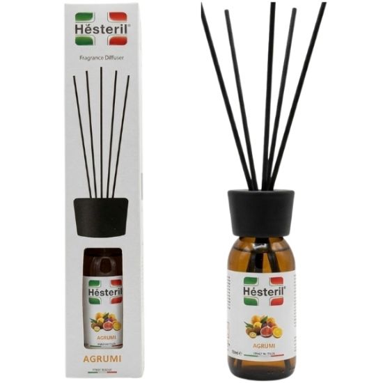 Immagine di PROFUMATORE AMBIENTE HESTERIL 125ml C/BASTONCINI - AGRUMI
