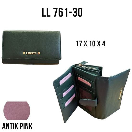 Immagine di PORTAFOGLIO DONNA BIAGIOTTI ANTIK PINK 1pz VERA PELLE