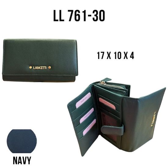 Immagine di PORTAFOGLIO DONNA BIAGIOTTI NAVY 1pz VERA PELLE