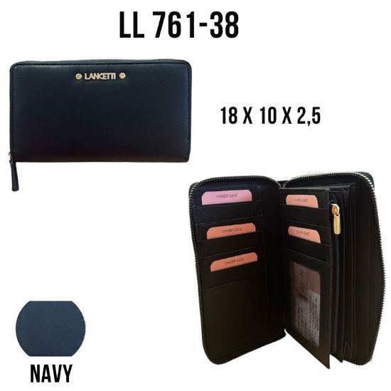 Immagine di PORTAFOGLIO DONNA BIAGIOTTI NAVY 1pz VERA PELLE
