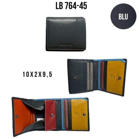 Picture of PORTAFOGLIO UOMO BIAGIOTTI BLU 1pz VERA PELLE