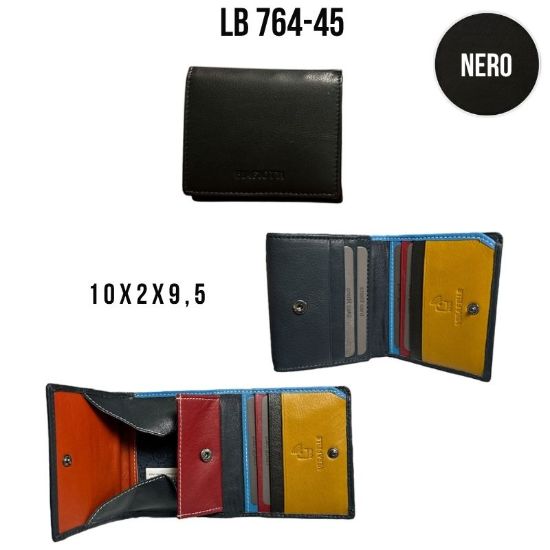 Immagine di PORTAFOGLIO UOMO BIAGIOTTI NERO 1pz VERA PELLE