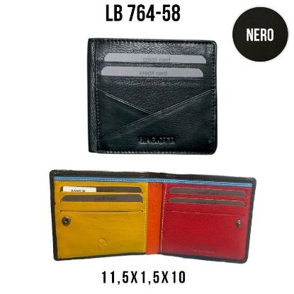Immagine di PORTAFOGLIO UOMO BIAGIOTTI NERO 1pz VERA PELLE
