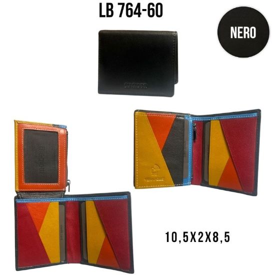 Immagine di PORTAFOGLIO UOMO BIAGIOTTI NERO 1pz VERA PELLE
