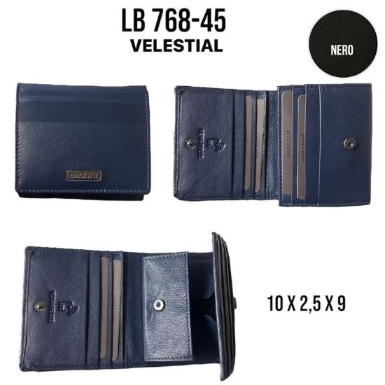 Immagine di PORTAFOGLIO UOMO BIAGIOTTI NERO 1pz VERA PELLE