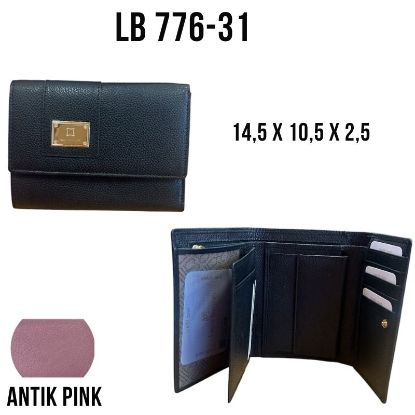 Immagine di PORTAFOGLIO DONNA BIAGIOTTI ANTIK PINK 1pz VERA PELLE