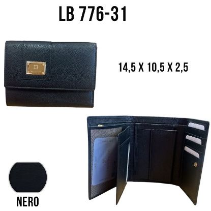 Immagine di PORTAFOGLIO DONNA BIAGIOTTI NERO 1pz VERA PELLE