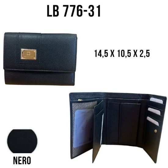 Picture of PORTAFOGLIO DONNA BIAGIOTTI NERO 1pz VERA PELLE