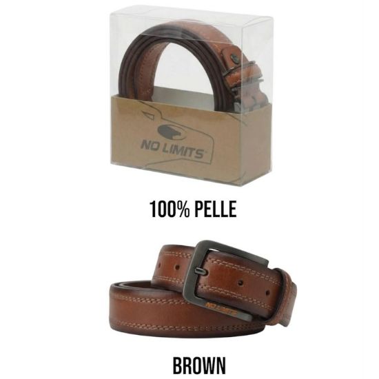 Immagine di CINTURA UOMO NOLIMITS H.3,5cm BROWN 1pz SCATOLA REGALO