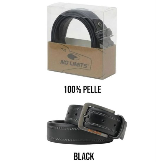 Immagine di CINTURA UOMO NOLIMITS H.3,5cm NERO 1pz SCATOLA REGALO
