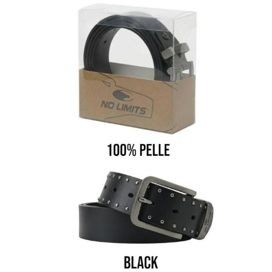 Immagine di CINTURA UOMO NOLIMITS H.4cm NERO 1pz SCATOLA REGALO